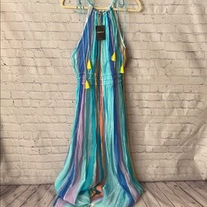 NWT Forever 21 Watercolor Maxi Dress - M